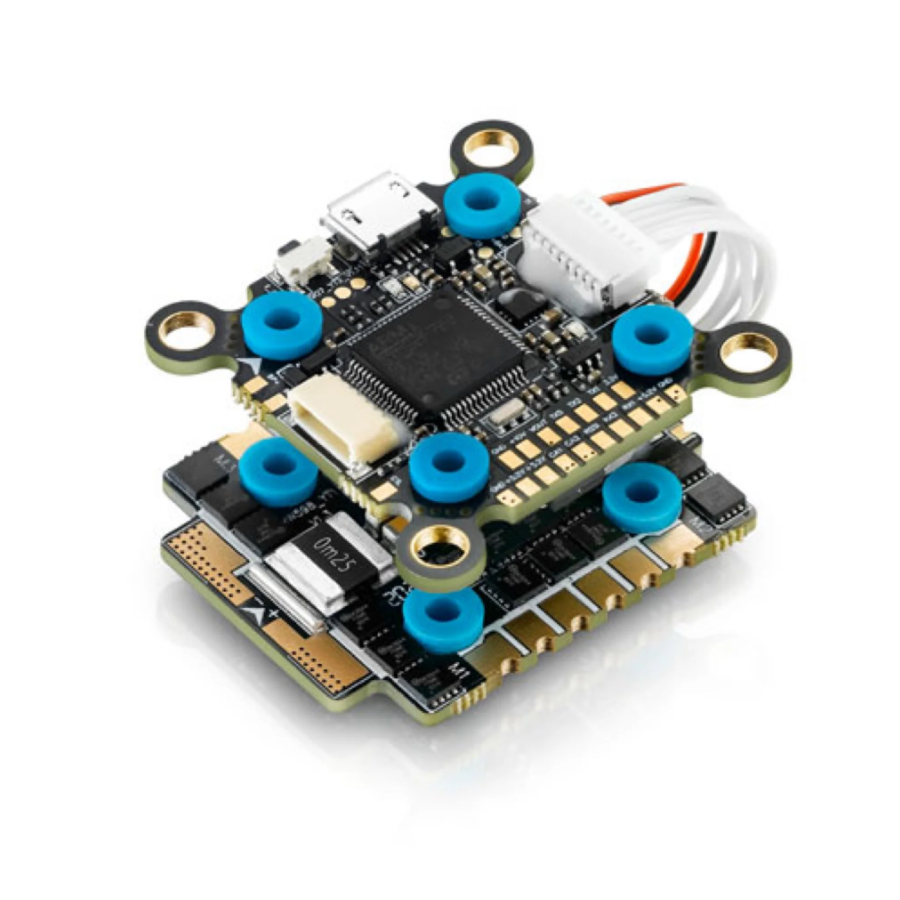 Hobbywing XRotor Micro F7 Flight Controller and 45A 4in1 ESC Tower Stack - 20x20