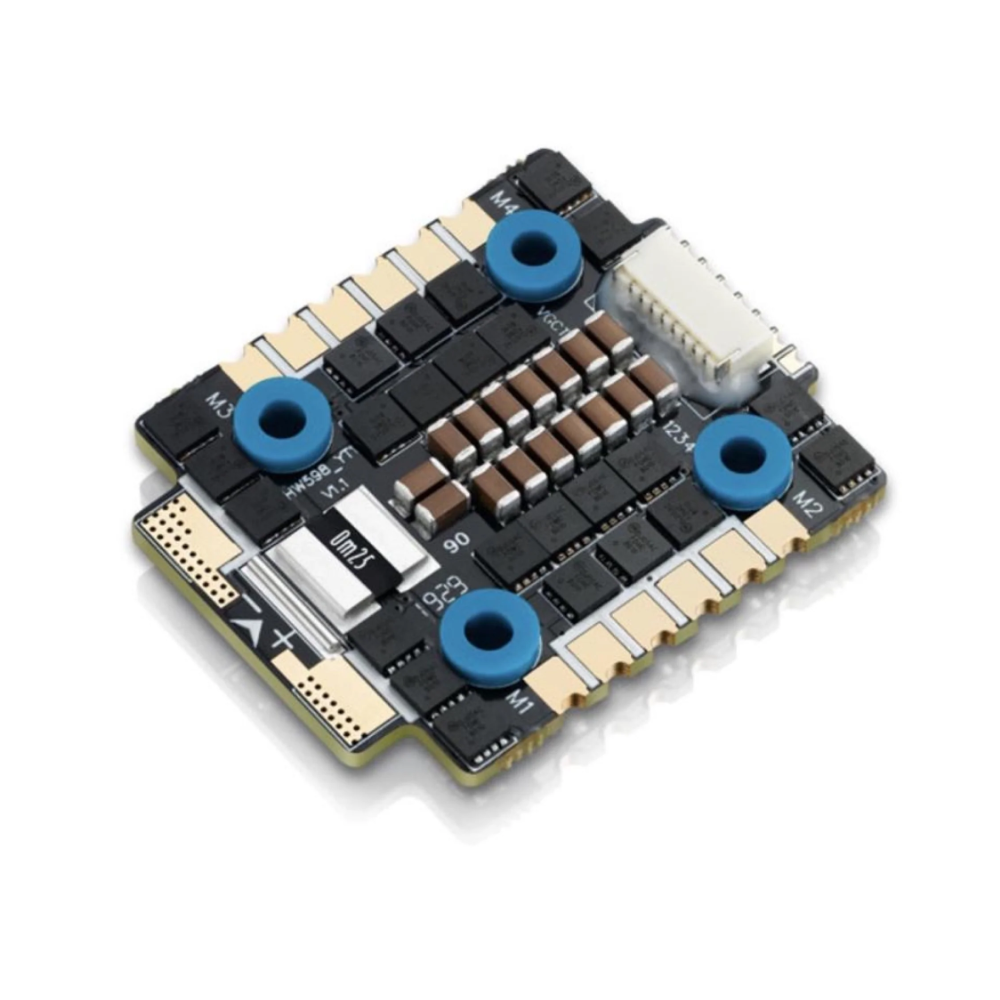 Hobbywing XRotor Micro F7 Flight Controller and 45A 4in1 ESC Tower Stack - 20x20