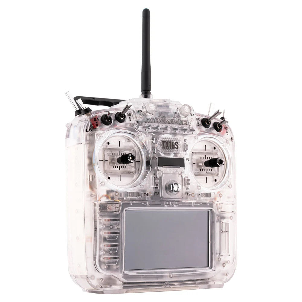 RadioMaster TX16S MKII EdgeTX Radio Transmitter w/ V4.0 Hall Gimbals - MCK RGB Transparent Edition - ELRS 2.4GHz