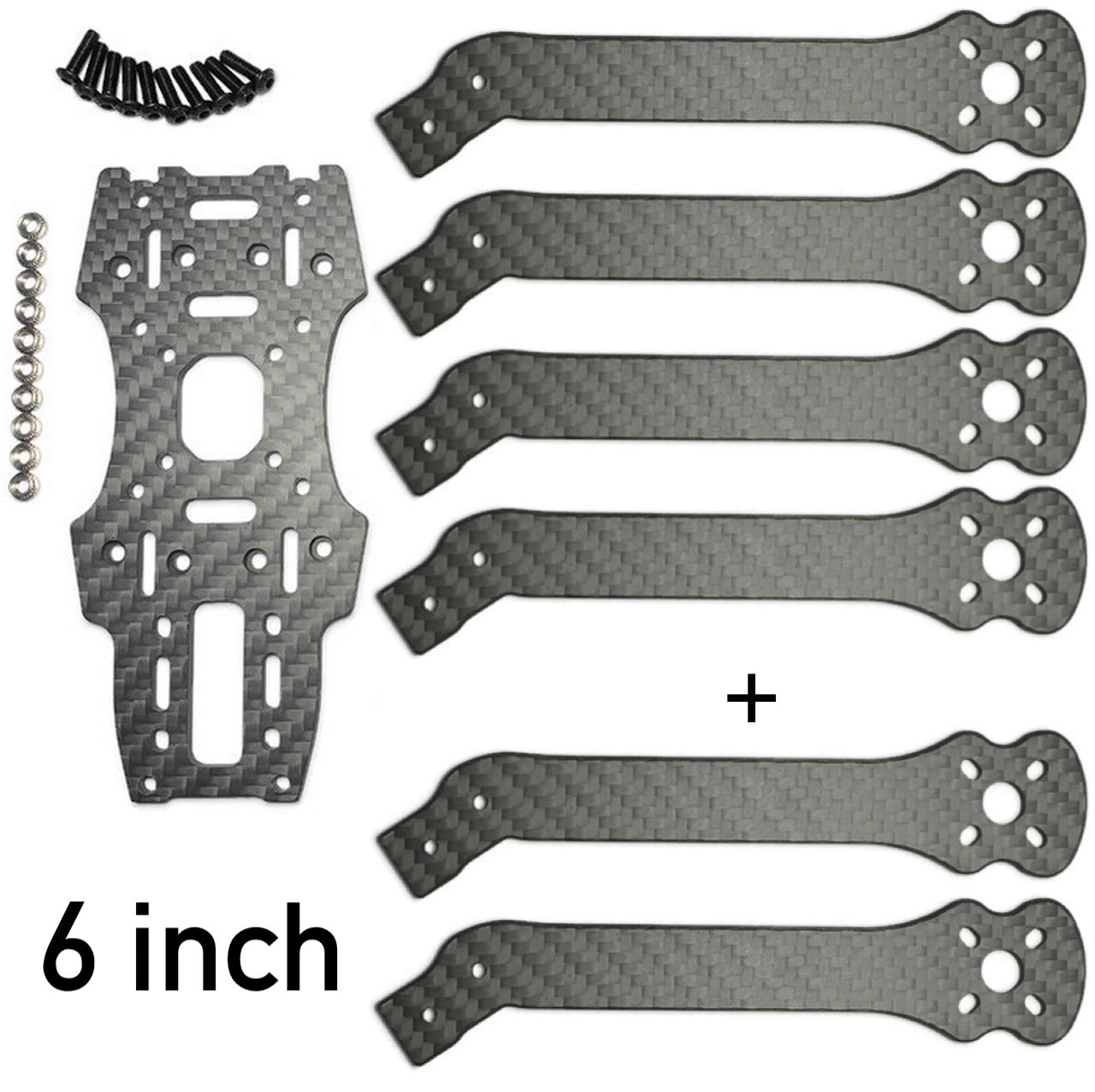 Badger Conversion Kit for Marmotte (+2 extra arms) - Choose 5" or 6"