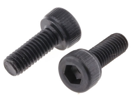 8mm M3 Steel Cup Head Screw Black Anodized CCW (10 pieces)