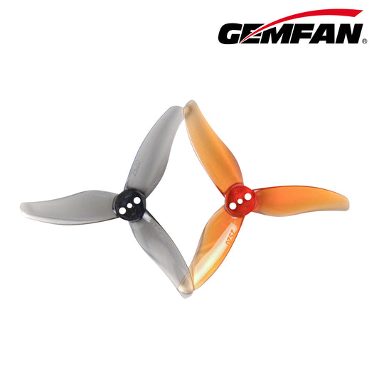 Gemfan 2.5" Hurricane 2520 3 Blade Prop, 4 pairs (4 CW, 4 CCW) 1.5mm T-Mount - Choose Color