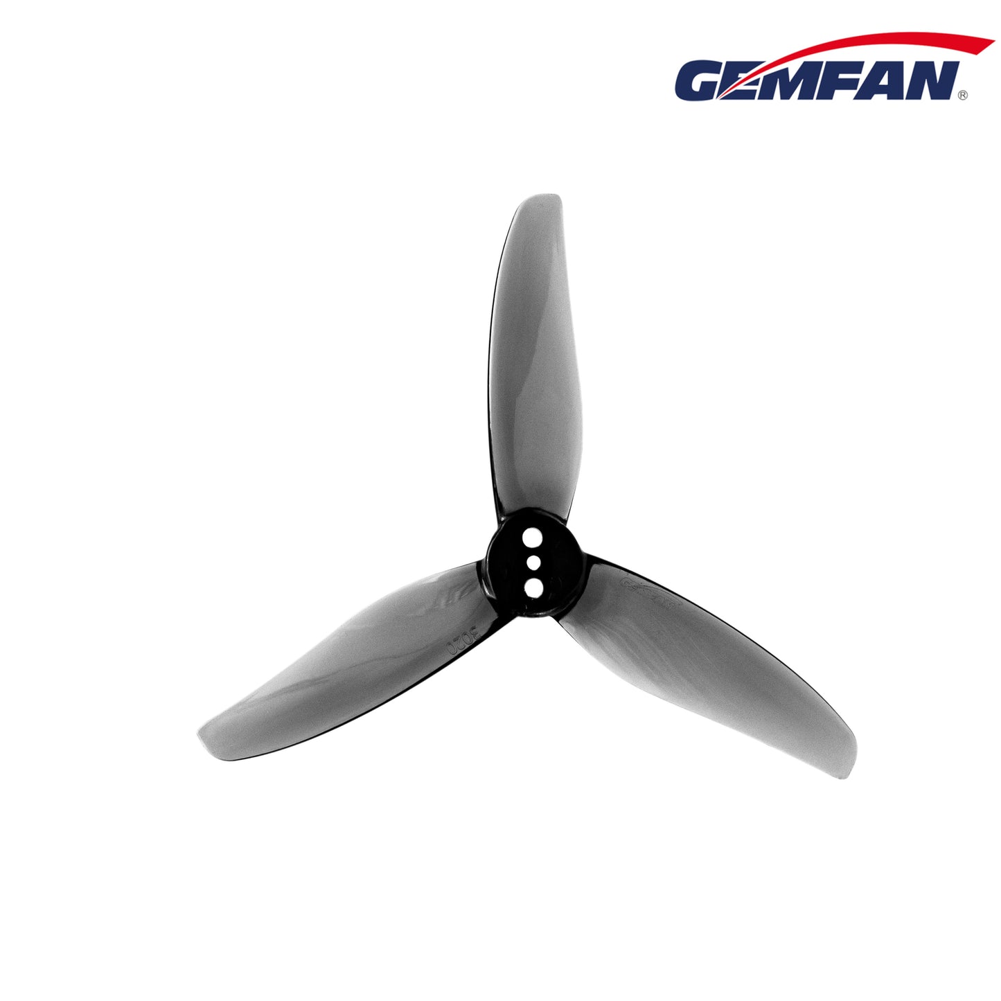 Gemfan 3" Hurricane 3020-3 Blade Prop Set (2 CW, 2 CCW) 1.5mm T-Mount - Choose Color