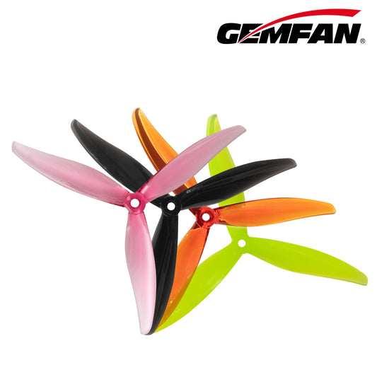 Gemfan 7" X Street League 7043-3 Racing Prop Set (2 CW, 2 CCW) - Choose Color