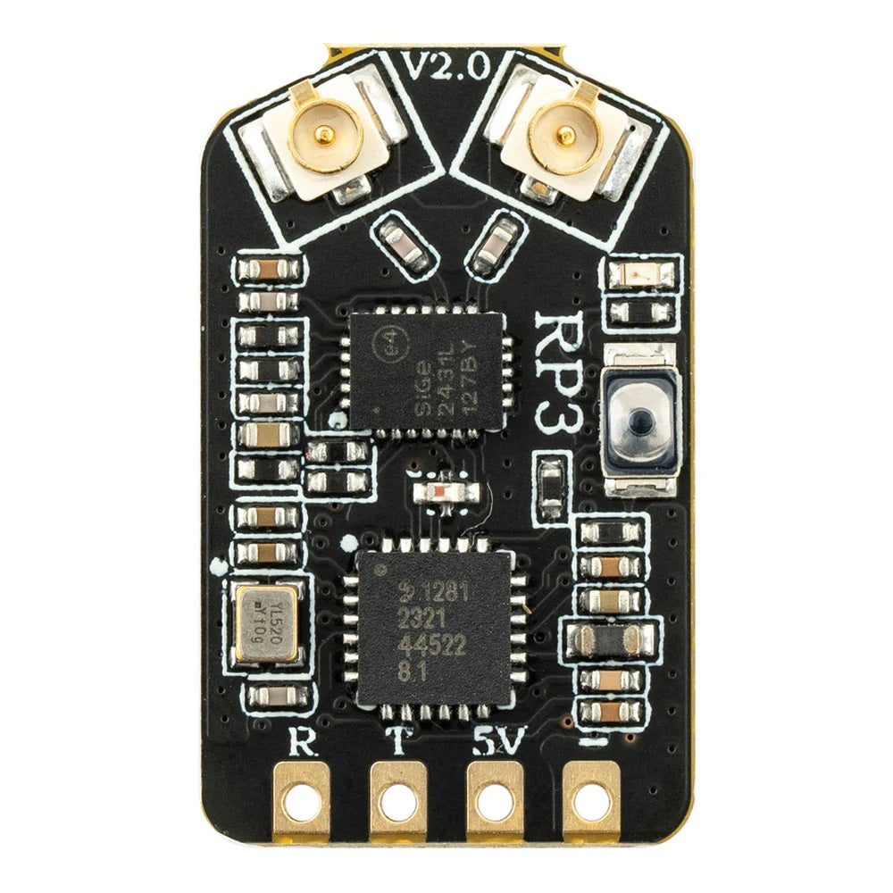 RadioMaster RP3 V2 2.4GHz ELRS Nano Diversity Receiver w/ Dual T Antennas