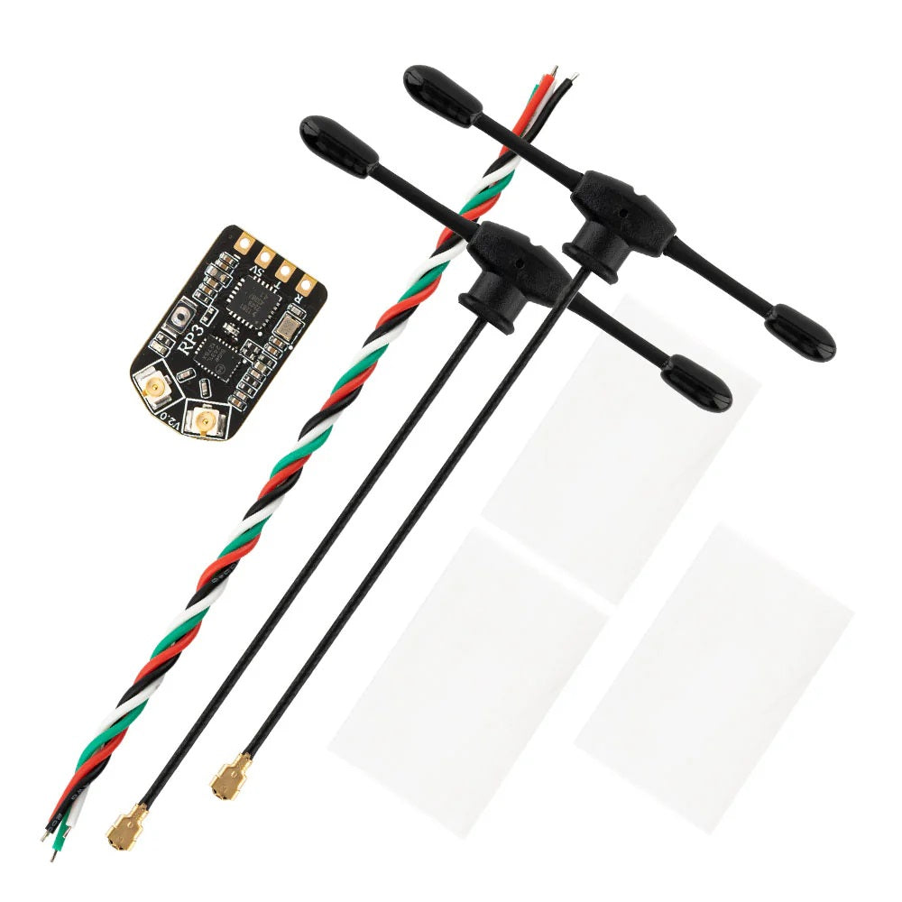 RadioMaster RP3 V2 2.4GHz ELRS Nano Diversity Receiver w/ Dual T Antennas