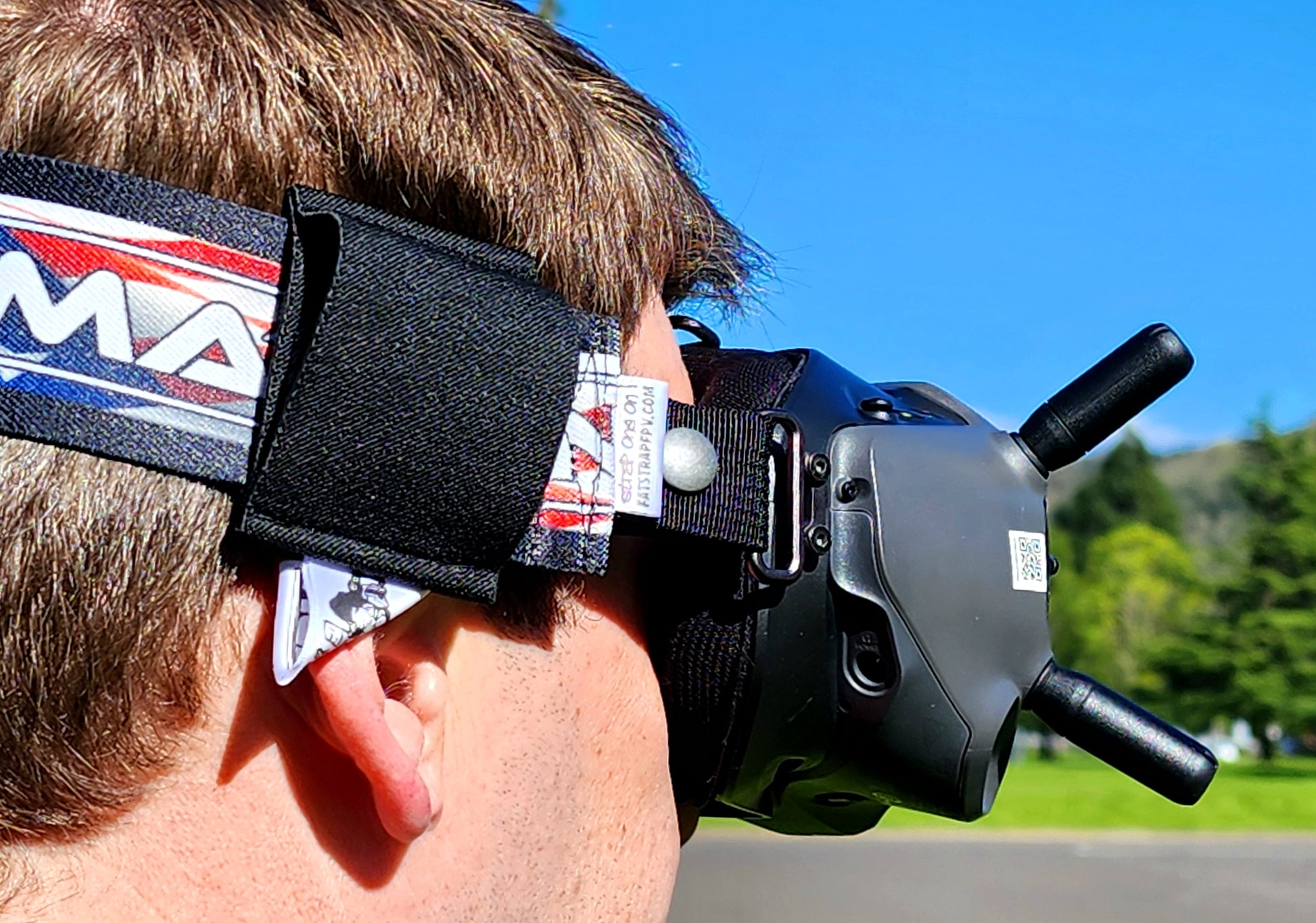 dji fpv goggles strap Armattan Quads 2" Goggle Strap by Fat Straps