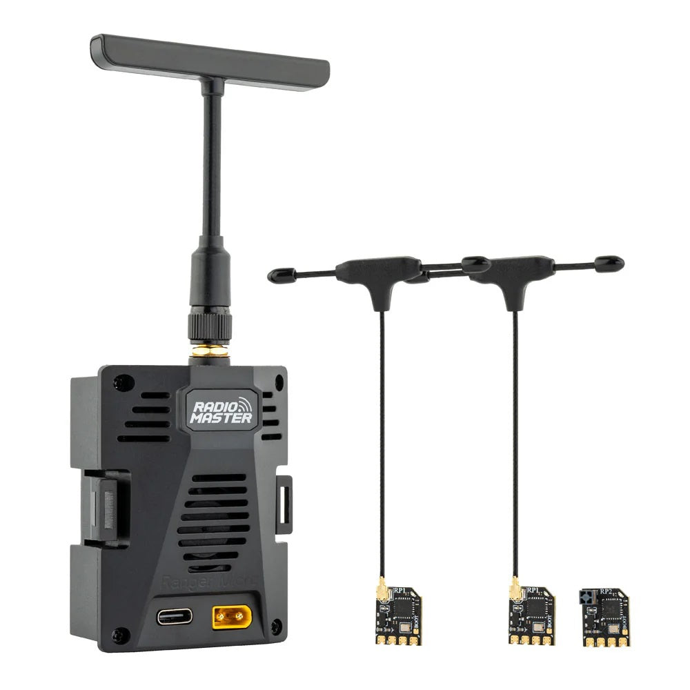 Radiomaster Ranger Micro 2.4GHZ ELRS Transmitter Module Combo Package w/ 2x RP1 and 1x RP2 Receivers